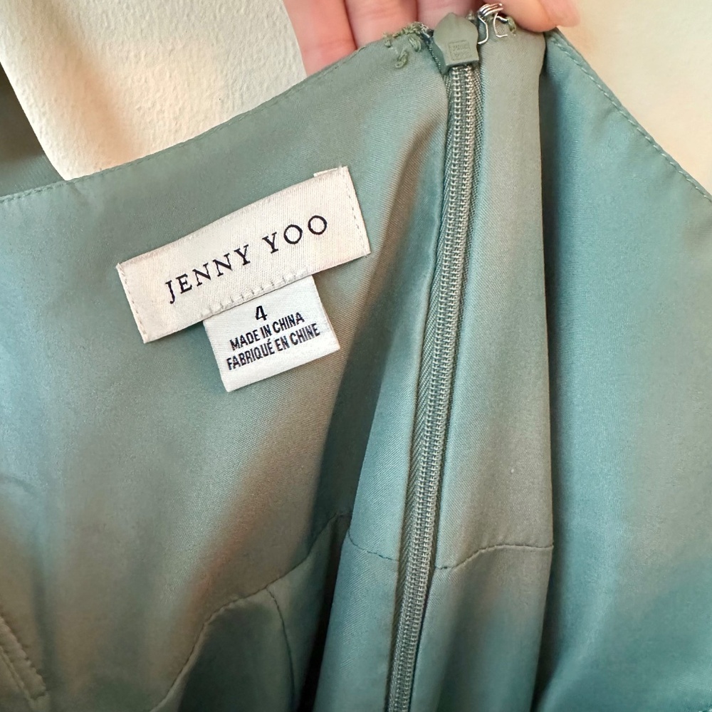 Jenny Yoo- Harris Eucalyptus Green Dress - Picture 7 of 7